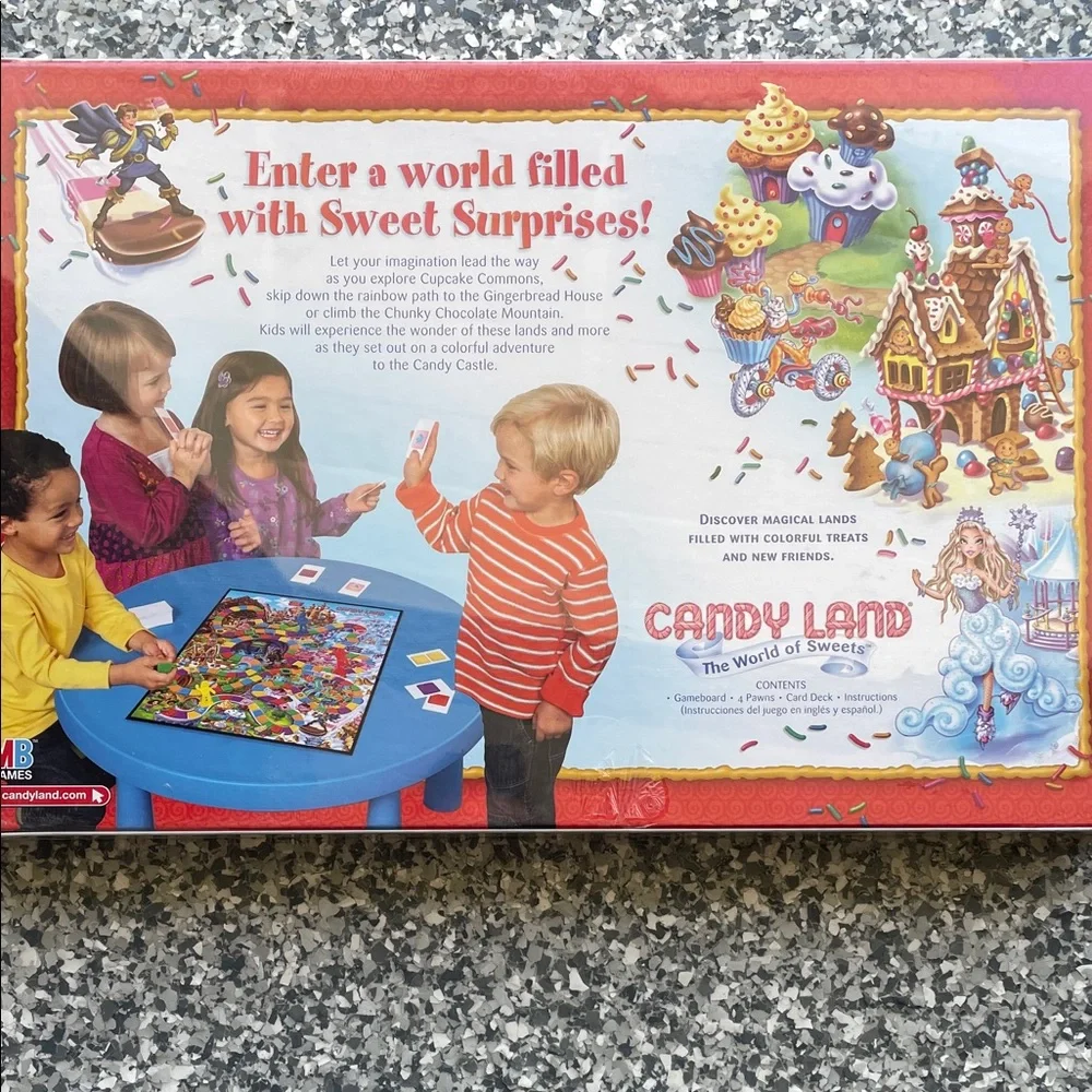 Hasbro Candy Land The World of Sweets Game